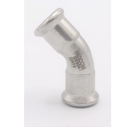 Elbow 45° (arch), Press Fittings, F/F 15 mm