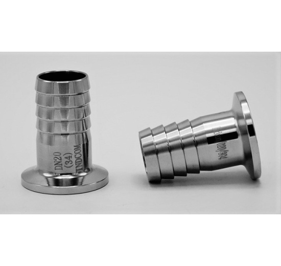 Clamp Hose Adapter DN20, CLAMP collar 34 mm