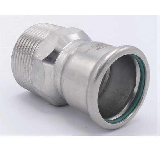 Pressing Reducer Stainless Steel /external thread (threaded adapter) |35 mm_1 1/4"