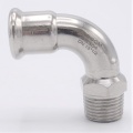 Elbow 90°, Press Fittings, F/external thread 18 mm_1/2"