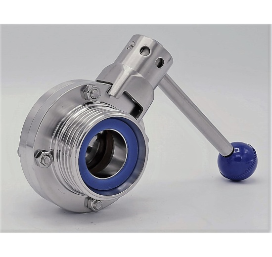 Stainless Steel Butterfly Valve, Threaded, type G-G | DN32
