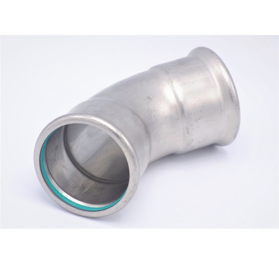 Elbow 45°(arch), Press Fittings F/F 54 mm