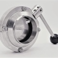 DN80 Stainless steel butterfly valve, welded type S-S