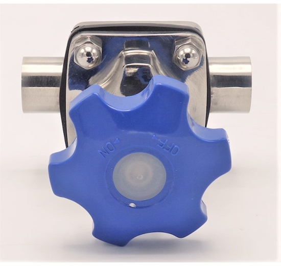 Diaphragm valve, welded S-S, EPDM DN25