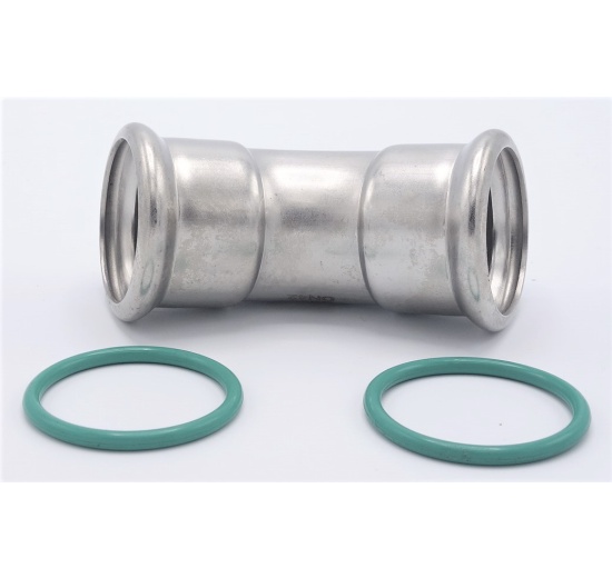 Elbow 45° (arch), Press Fittings, F/F 42 mm