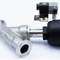 Pneumatically-operated Valves, Angle Seat - 45°, CLAMP