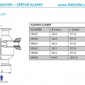data sheet, Check Valve, CLAMP C-C DN25