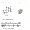 data sheet stainless steel threaded elbow type 301