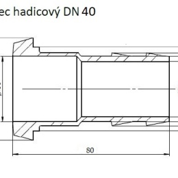 Liner Hose Fitting DIN 11851 | DN40