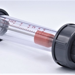 Rotameter (flowmeter) Plastic 0.6~6 m3/h, female thread 1" BSP