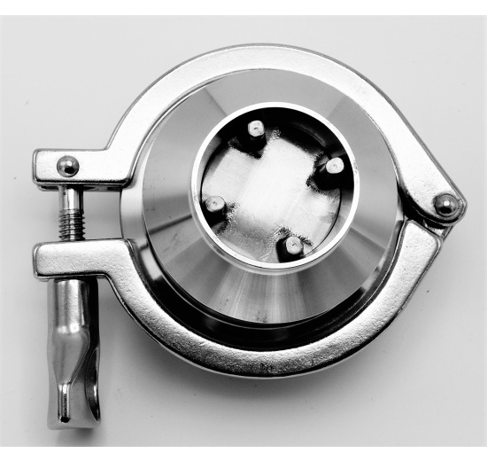 Sanitary stainless steel check valve, welded type S-S