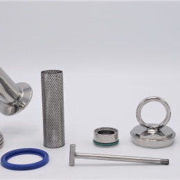 Stainless steel sanitary Y-filter Clamp with inner sieve