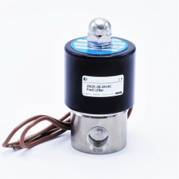 Stainless Steel Solenoid Valve 2/2, G 1/4" AC24V, NC