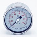 Stainless steel pressure gauges - the back (axial) connection, dial 100 mm | 0 - 10 bar (1/2")