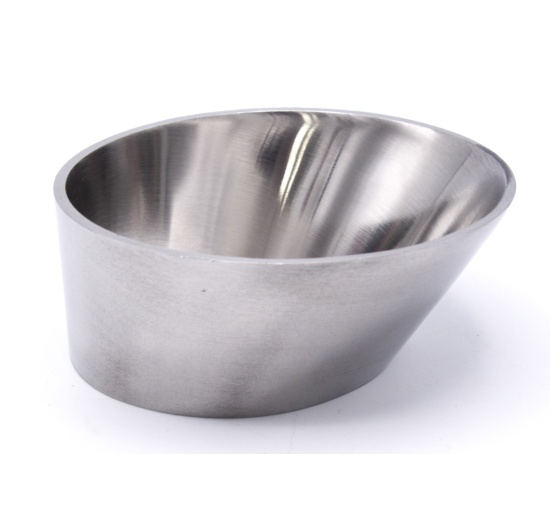 Eccentric reduction, welded, short, stainless steel