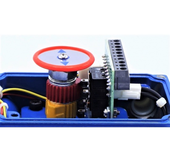 detail of an electric servomotor