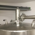 detail of equipment for carbonating beverages