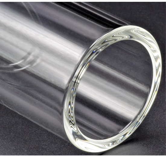 detail of replacement glass for pipe sight glass - outer diameter 50 mm