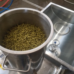 detail of the cold hopping, hops doser