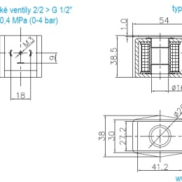 Stainless Steel Solenoid Valve 2/2, G 1/2" AC230V, NC