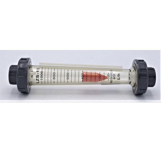 Rotameter (flowmeter) Plastic BSP 1/2" internal thread