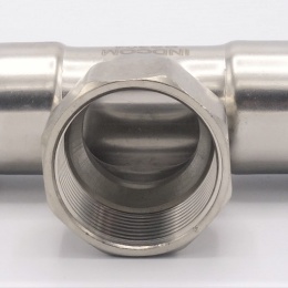 T Piece, Press Fittings F/F(internal thread) /F 35_1 1/4"_35