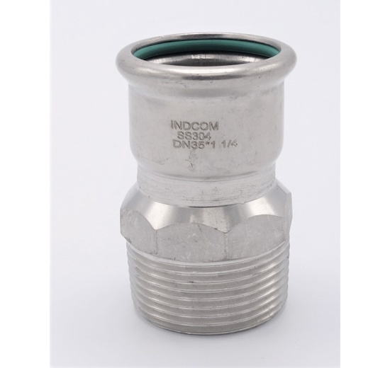 Pressing Reducer Stainless Steel / external thread (threaded adapter)