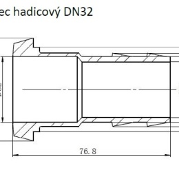 diameters of Liner Hose Fitting DIN 11851 DN32