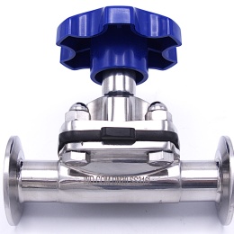 Diaphragm valve, clamp C-C DN20 (CLAMP 50.5 mm) stainless steel