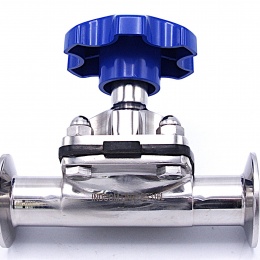 Diaphragm valve, clamp C-C | DN25