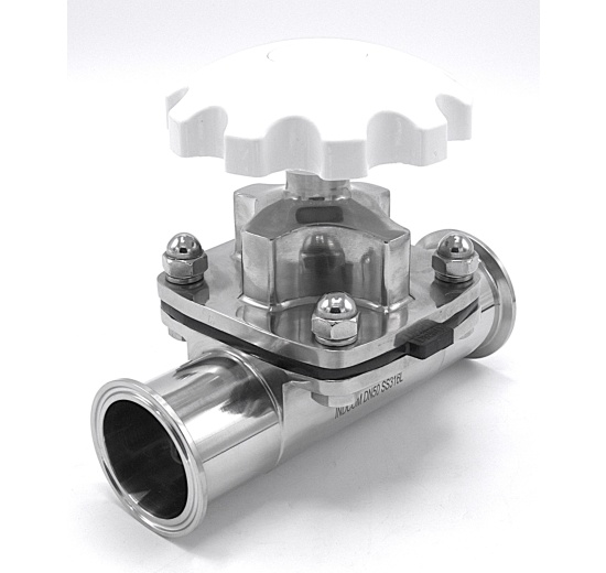 Diaphragm valve, clamp C-C | DN50