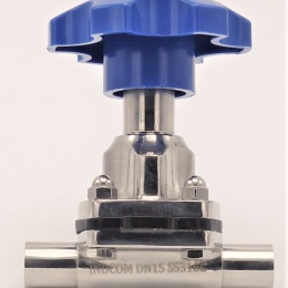 Diaphragm valve, welded S-S, EPDM DN15
