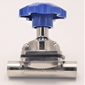 Diaphragm valve, welded S-S, EPDM DN25