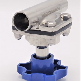 Diaphragm valve, welded S-S, EPDM DN25
