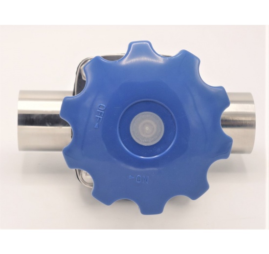 Diaphragm valve, welded S-S, EPDM DN50