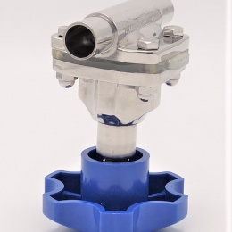 Diaphragm valve, welded S-S, Silikone DN15