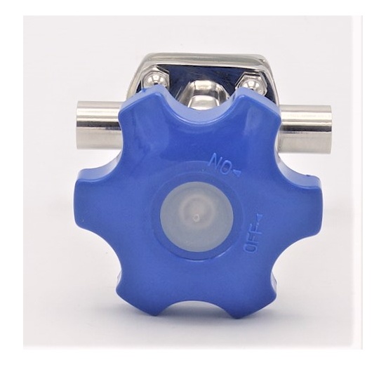 Diaphragm valve, welded S-S, Silikone DN15