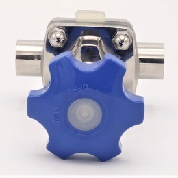 Diaphragm valve, welded S-S, Silikone DN20