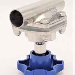 Diaphragm valve, welded S-S, Silikone DN25