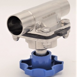 Diaphragm valve, welded S-S, VMQ DN32