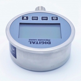 Digital pressure gauge with bottom (radial) connection, dial 100mm | -1/ 25 bar (1/2")