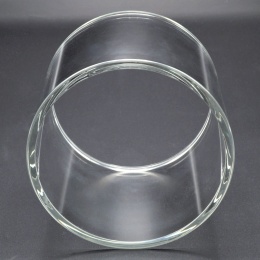 Dimensions of the replacement glass for the pipe sight glass: outer diameter 115 mm/wall thickness 5 mm/height 100 mm