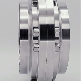 DN125 Stainless Steel Butterfly Valve, Welded, type S-S