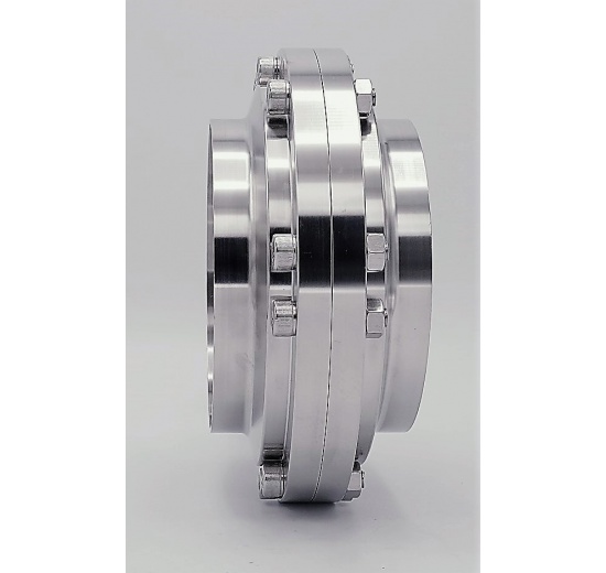 DN125 Stainless Steel Butterfly Valve, Welded, type S-S