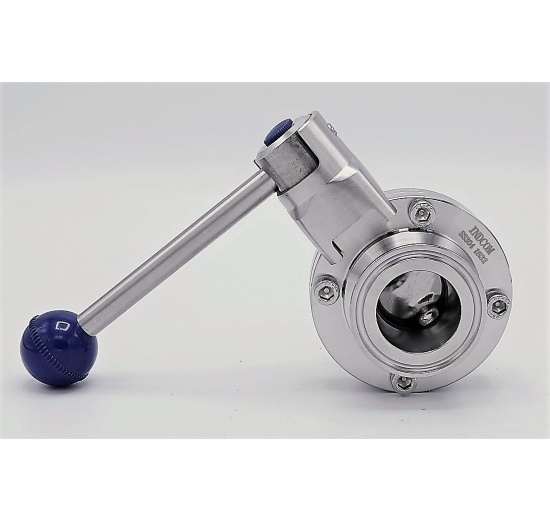 DN32 Stainless steel butterfly valves, CLAMP