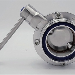 DN65 Stainless Steel Butterfly Valve, Threaded, type G-G
