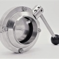DN80 Stainless steel butterfly valve, welded type S-S