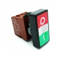 Double button, red green 220V
