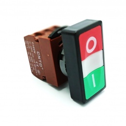 Double button, red green 220V