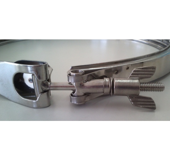 Duty CLAMP II. DN250, stainless steel, for no-pressure system